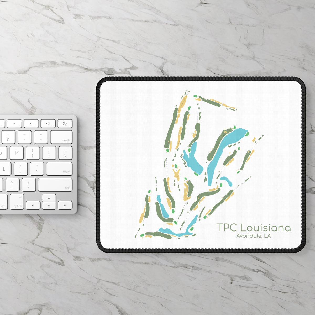 TPC Louisiana Golf Course Map Mouse Pad
