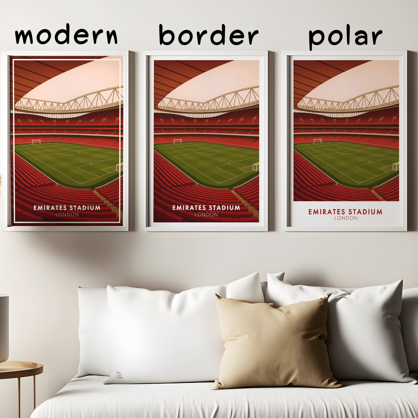 Minimalist Emirate Stadium - Soccer Poster