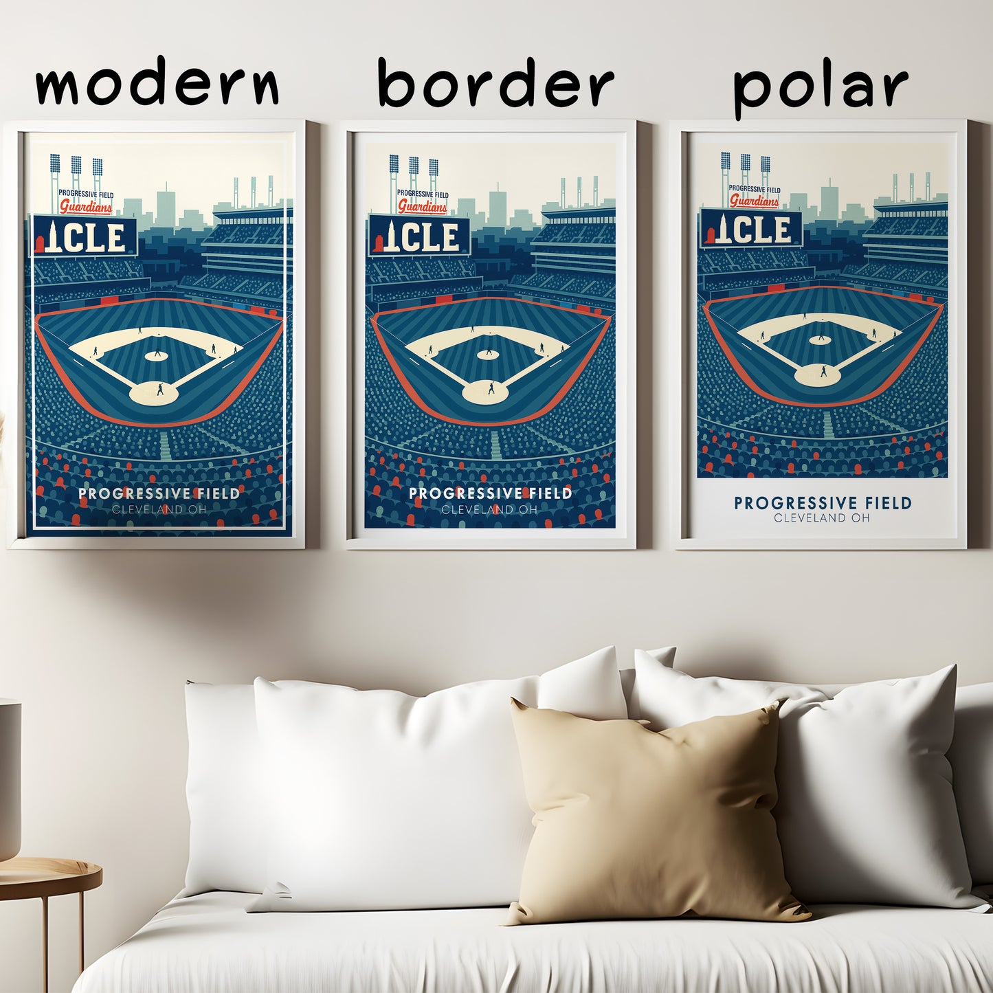 Cleveland Baseball Stadium Wall Art – Progressive Field
