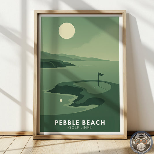 Pebble Beach Golf Link Poster