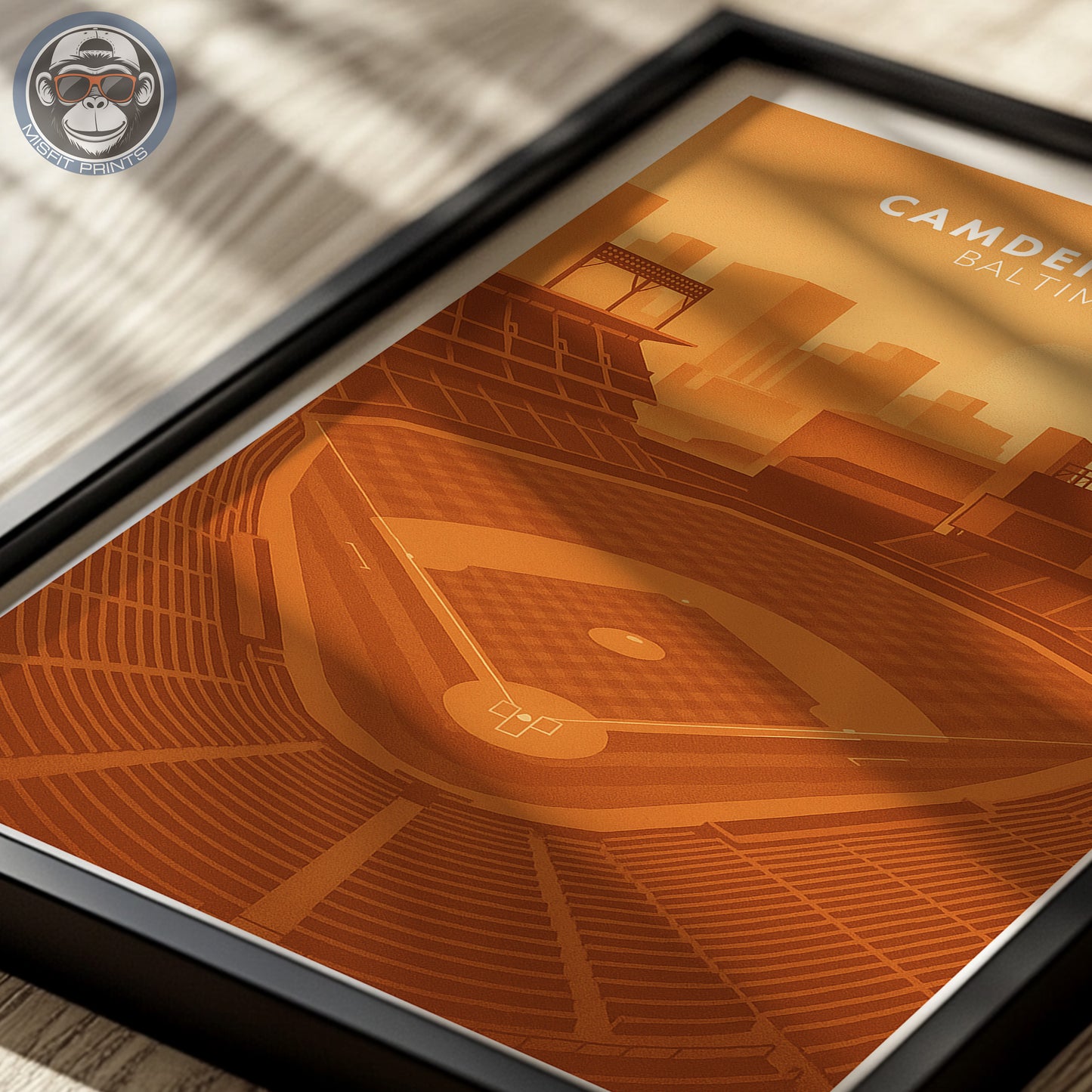 Camden Yards Poster – Baltimore Baseball Stadium Wall Art