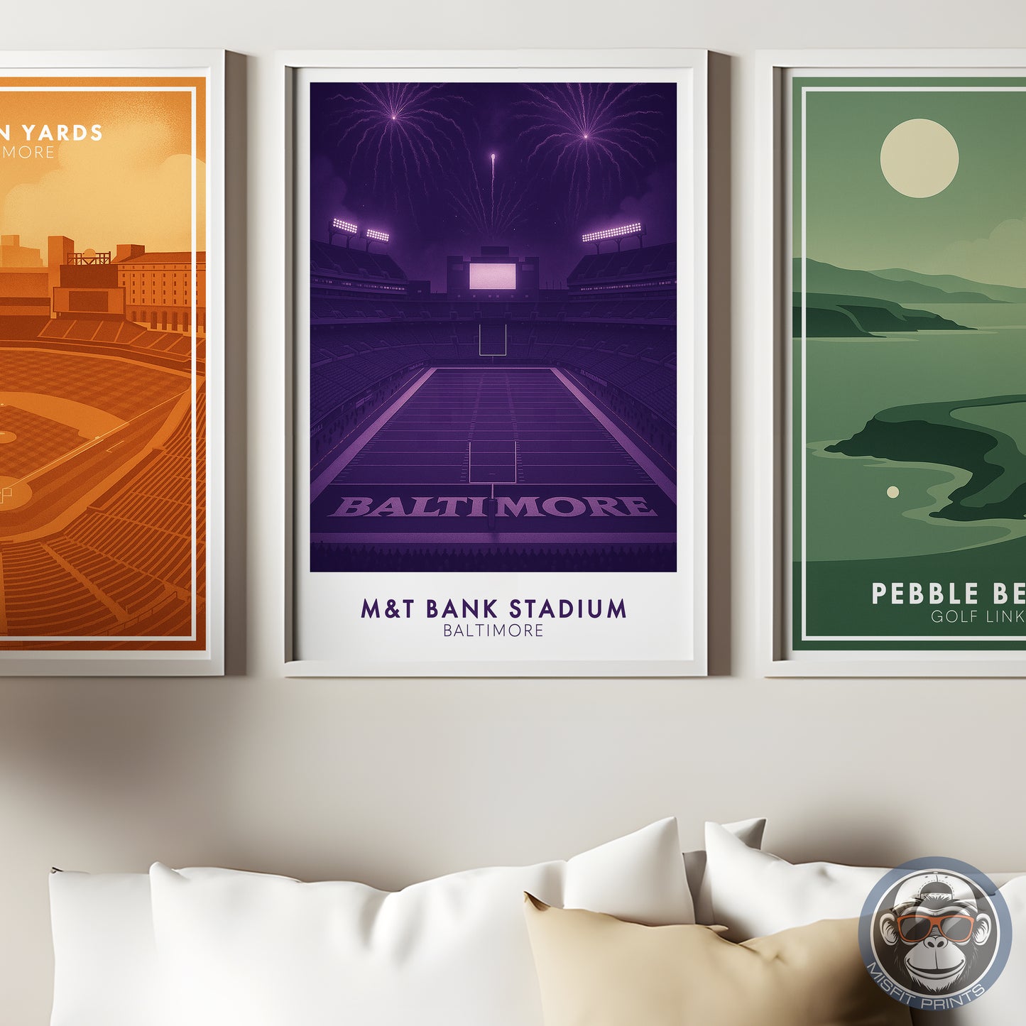 M&T Bank Stadium Poster - Baltimore Football
