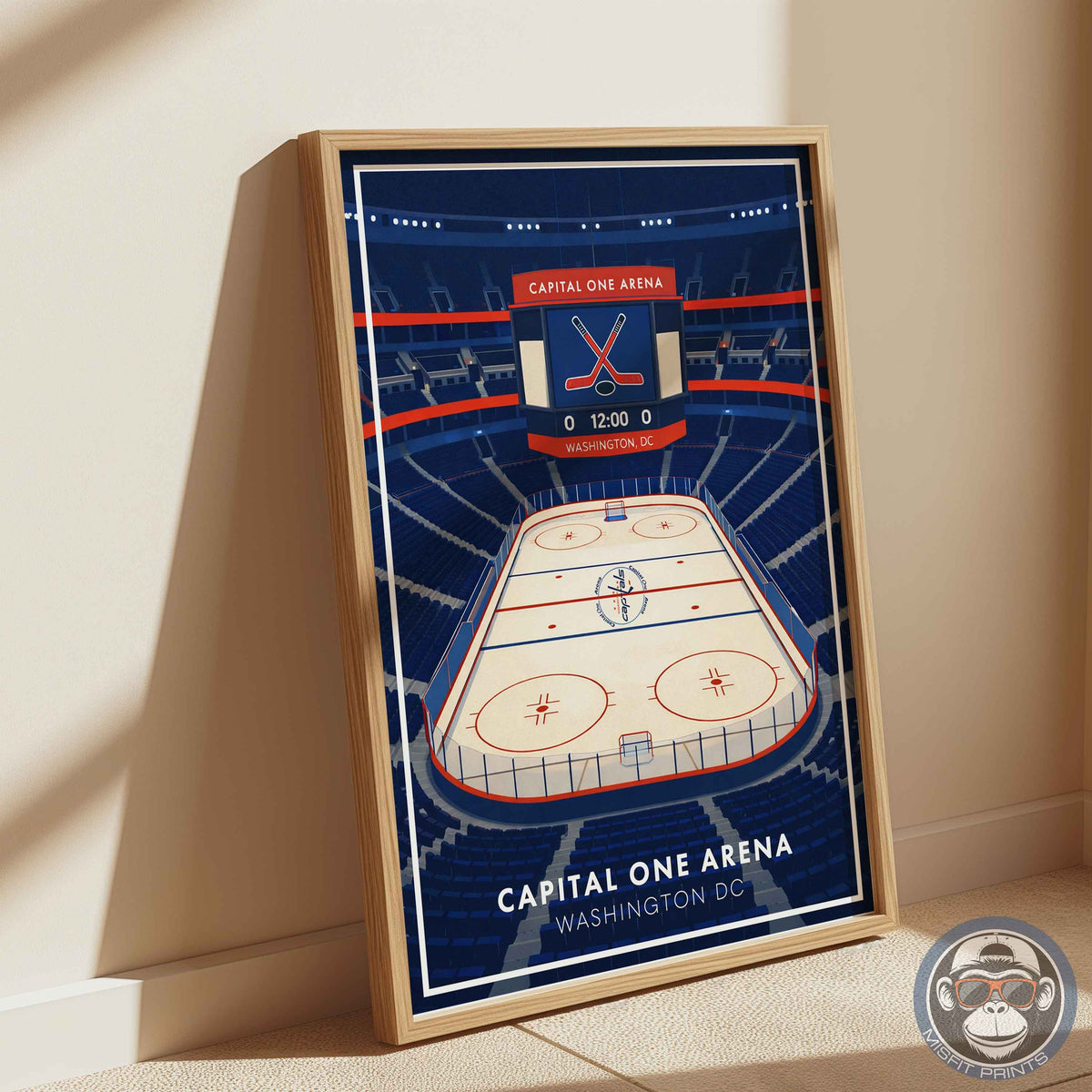 Capital One Arena Poster – Washington DC Hockey Wall Art