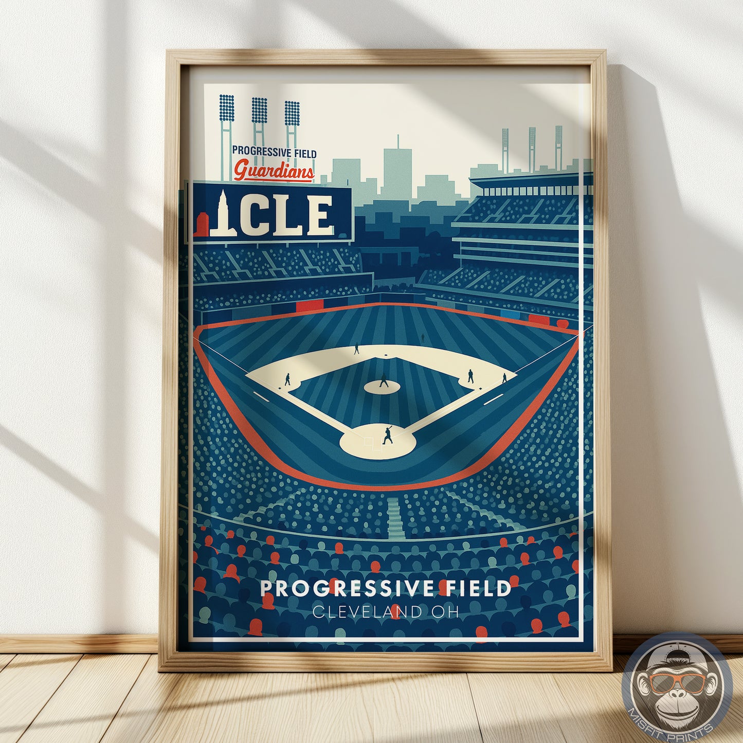 Cleveland Baseball Stadium Wall Art – Progressive Field