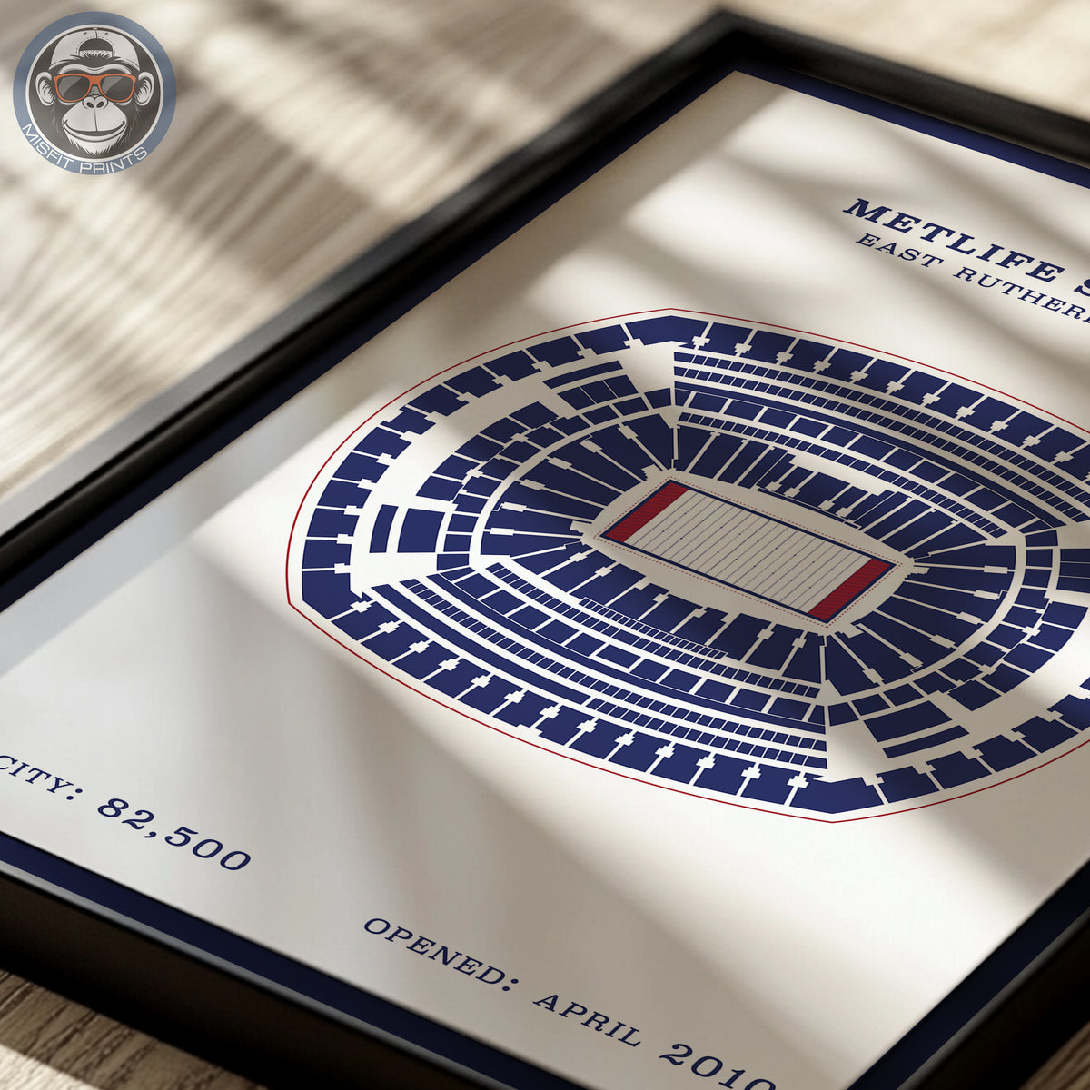 MetLife Stadium - Border Print