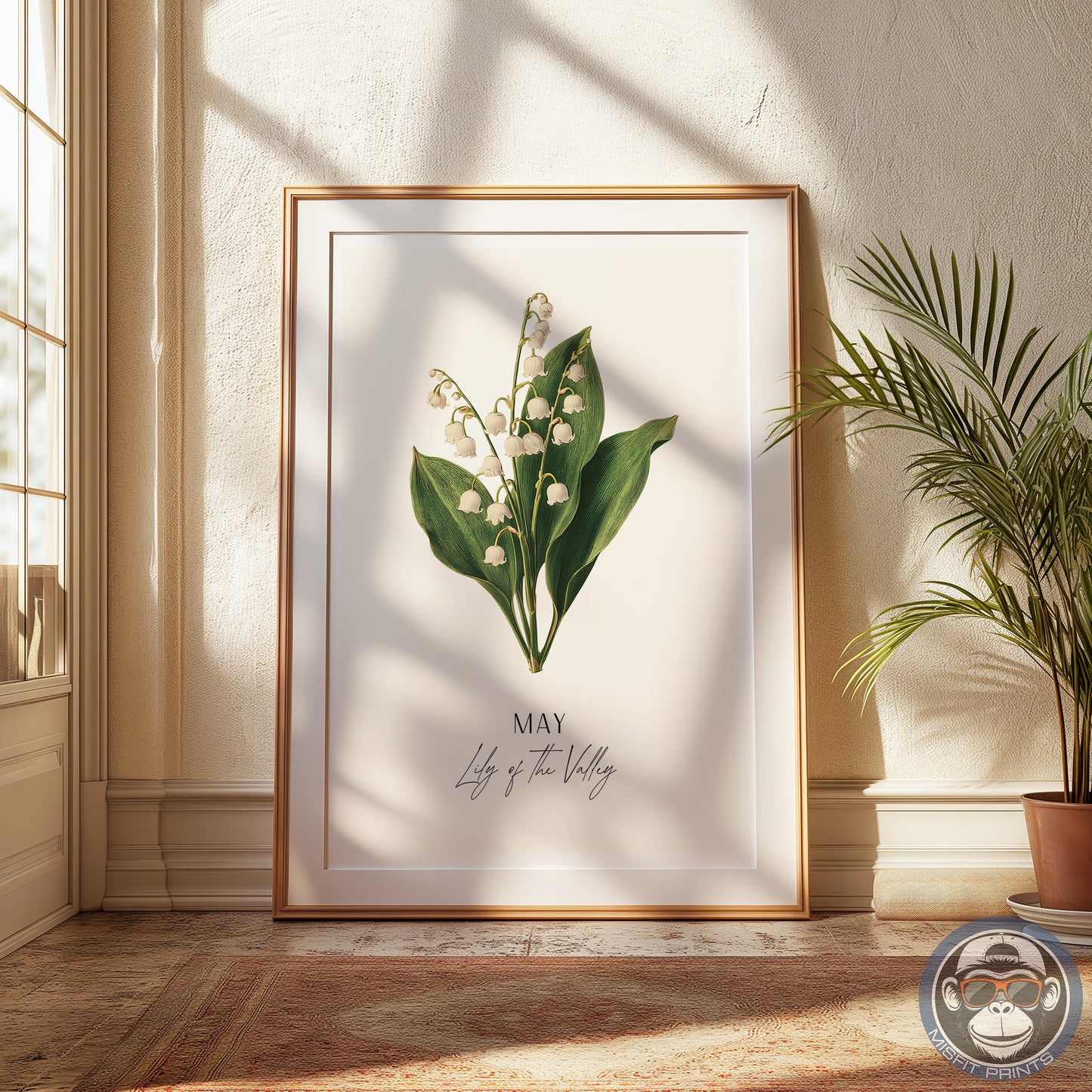 May Birth Flower Art Print – Lily of the Valley