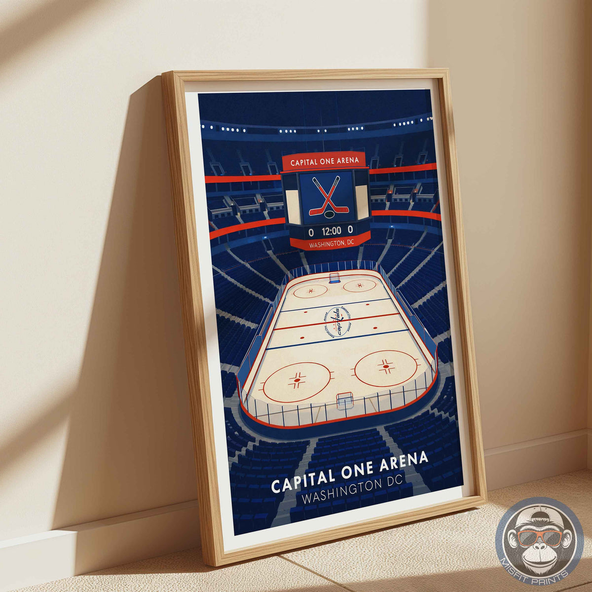 Capital One Arena Poster – Washington DC Hockey Wall Art