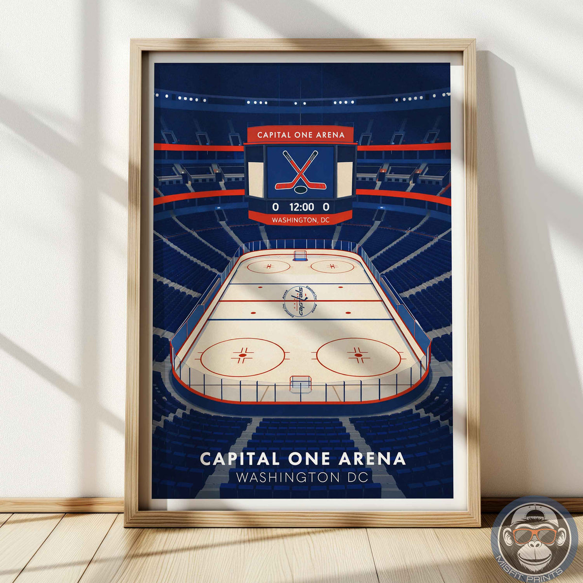 Capital One Arena Poster – Washington DC Hockey Wall Art