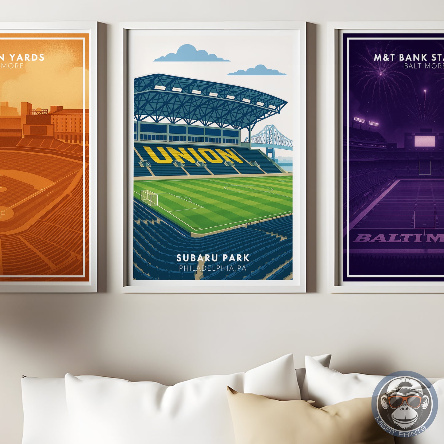 Subaru Park Soccer Stadium Poster