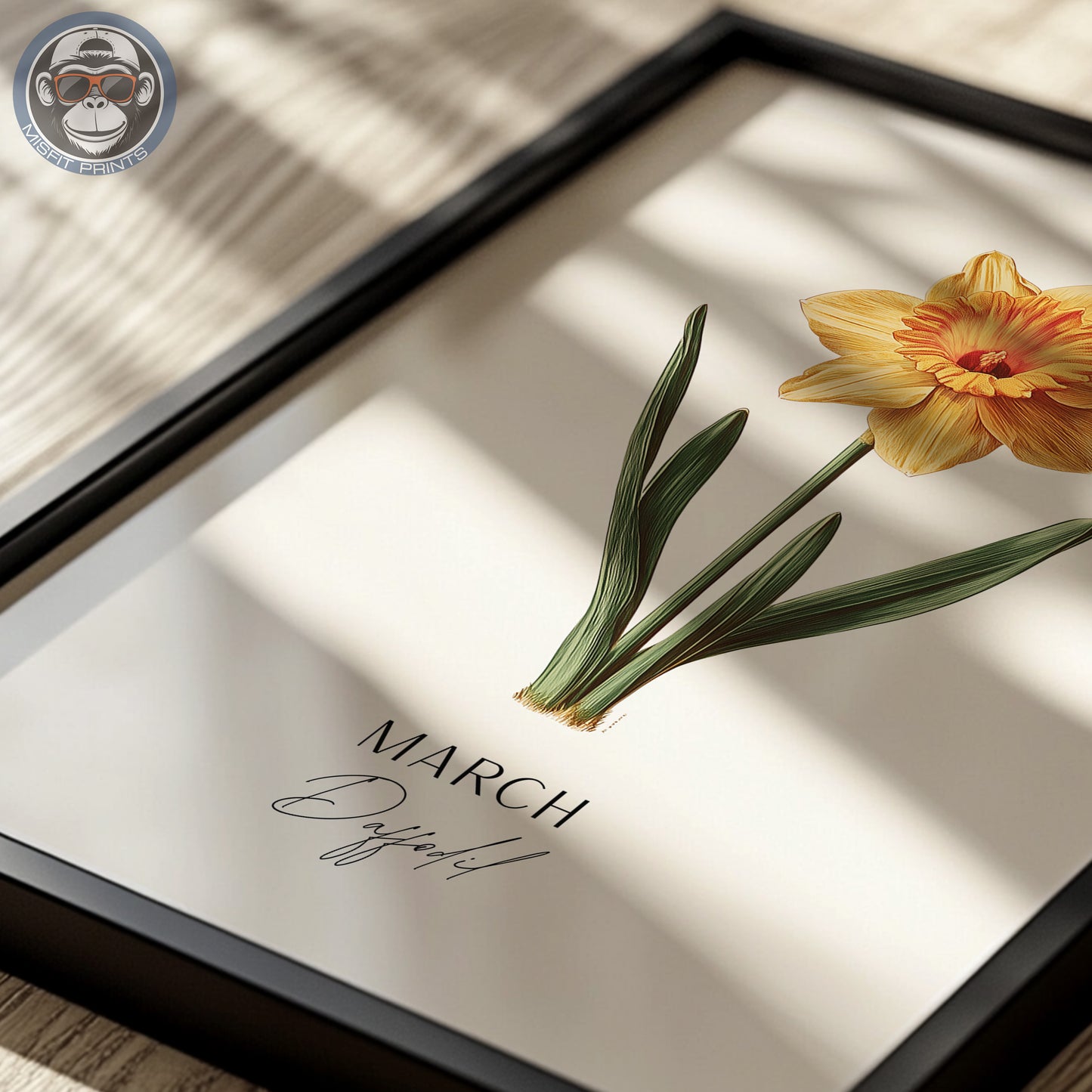 Sweet Pea Print: March Birth Flower Botanical Art