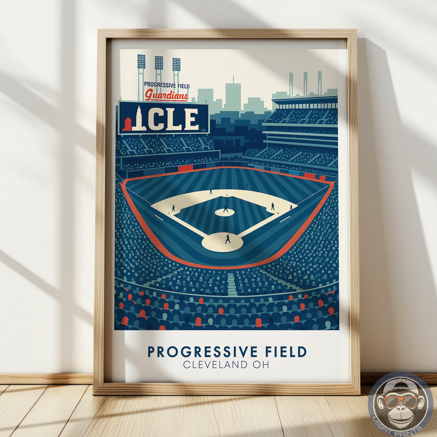 Cleveland Baseball Stadium Wall Art – Progressive Field