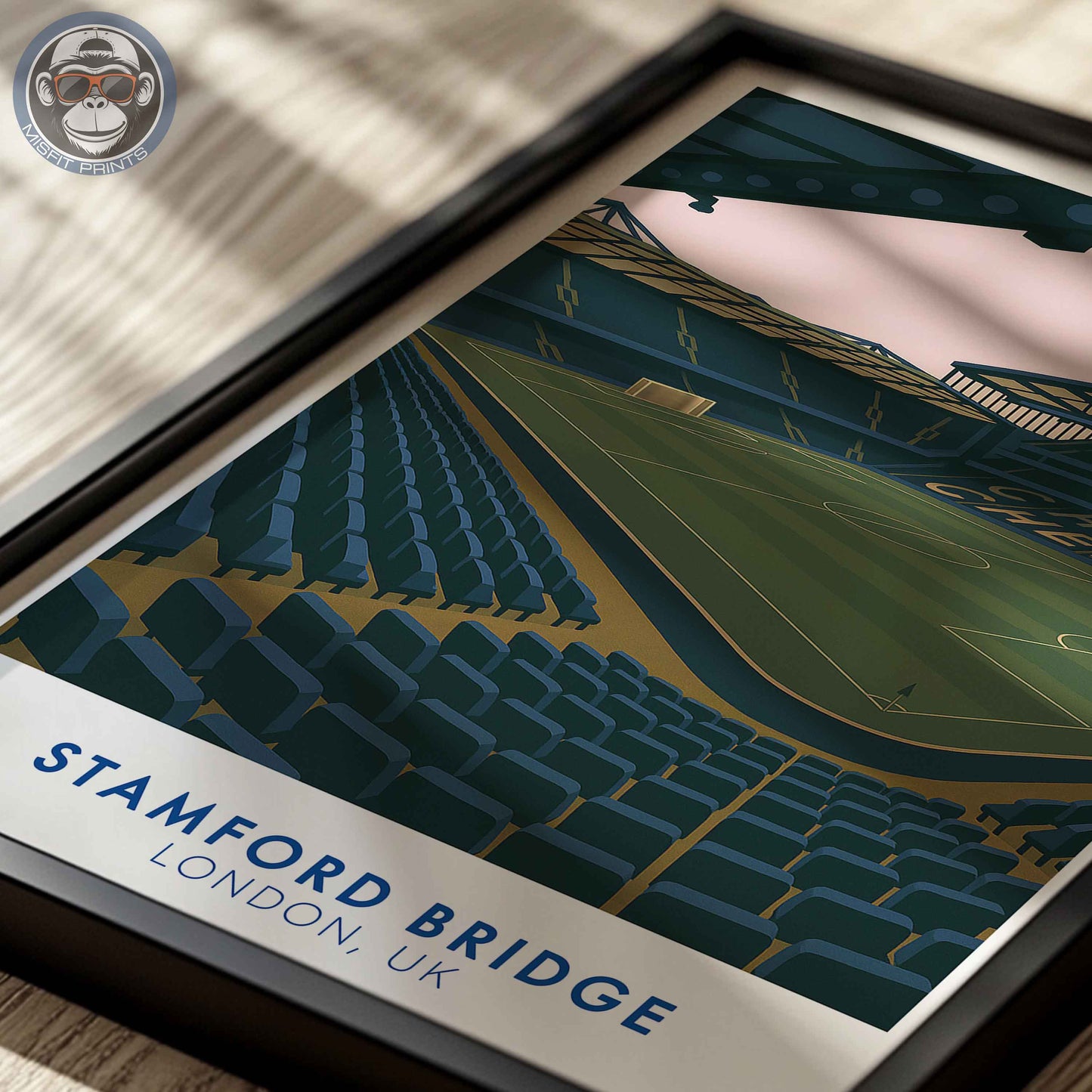 Stamford Bridge Chelsea Stadium Poster – London Football Wall Art Print Home Decor
