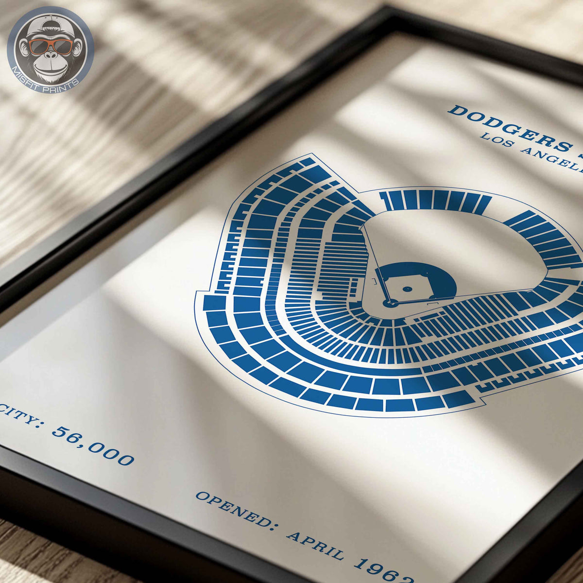 Dodgers Stadium | No Border Print