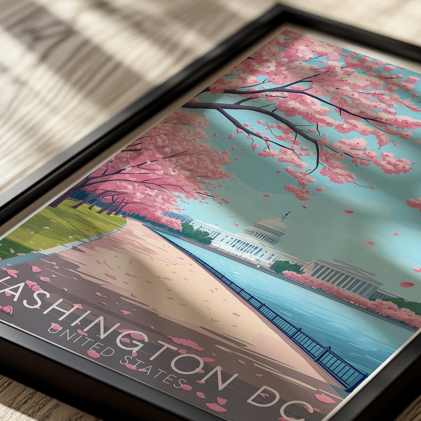 Washington DC Cherry Blossom Wall Art