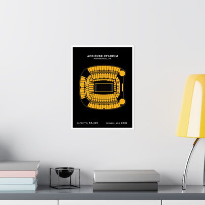 Acrisure Stadium Poster | Classic Border