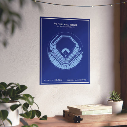 Tropicana Stadium Poster | Modern Border