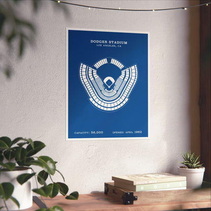 Dodger Stadium Poster | Classic Border