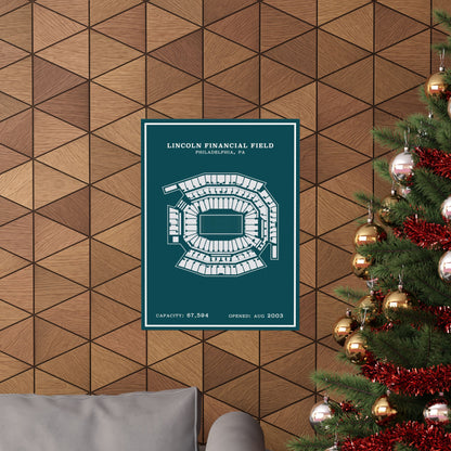 Lincoln Financial Stadium Poster | Modern Border