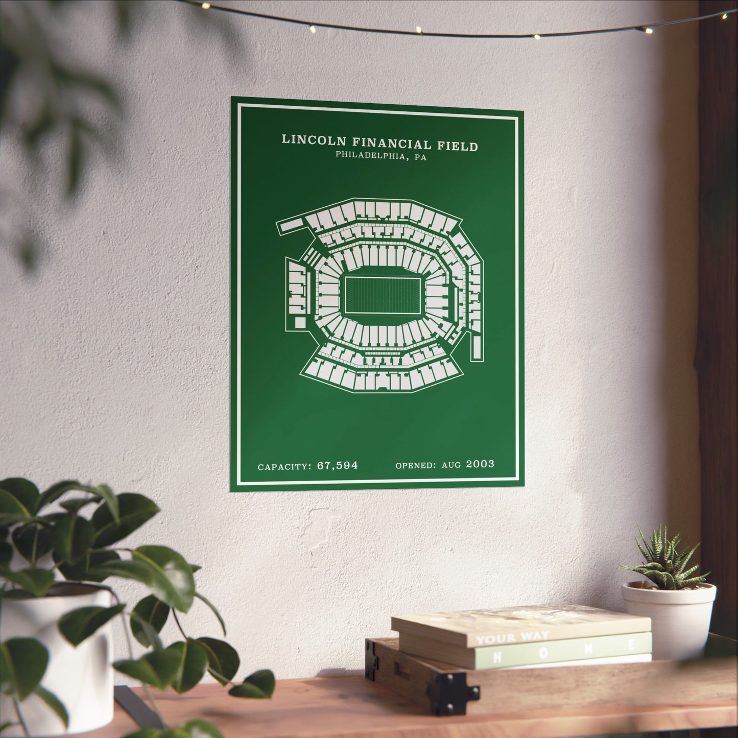 Lincoln Financial Stadium Poster | Modern Border