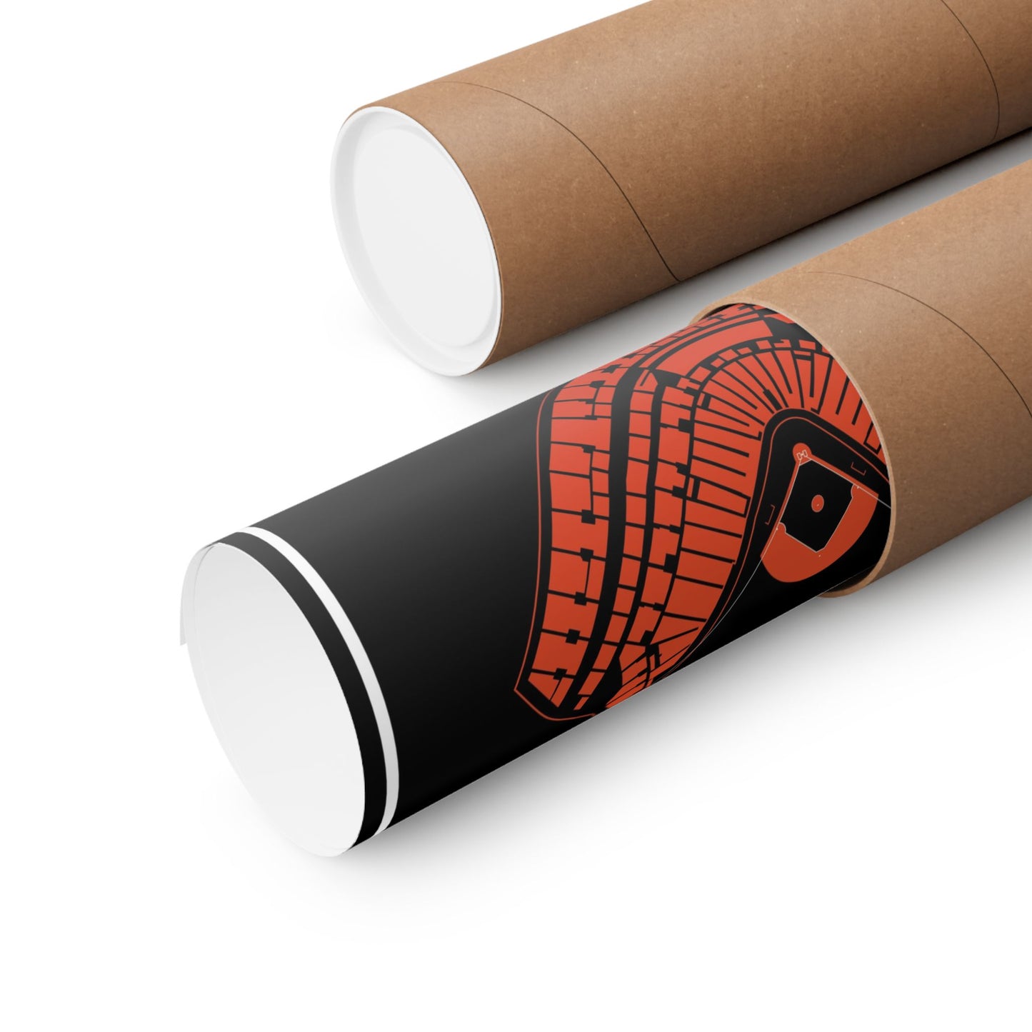 Camden Yards Stadium Poster | Modern Border
