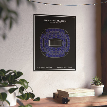 M&T Bank Stadium Poster | Modern Border