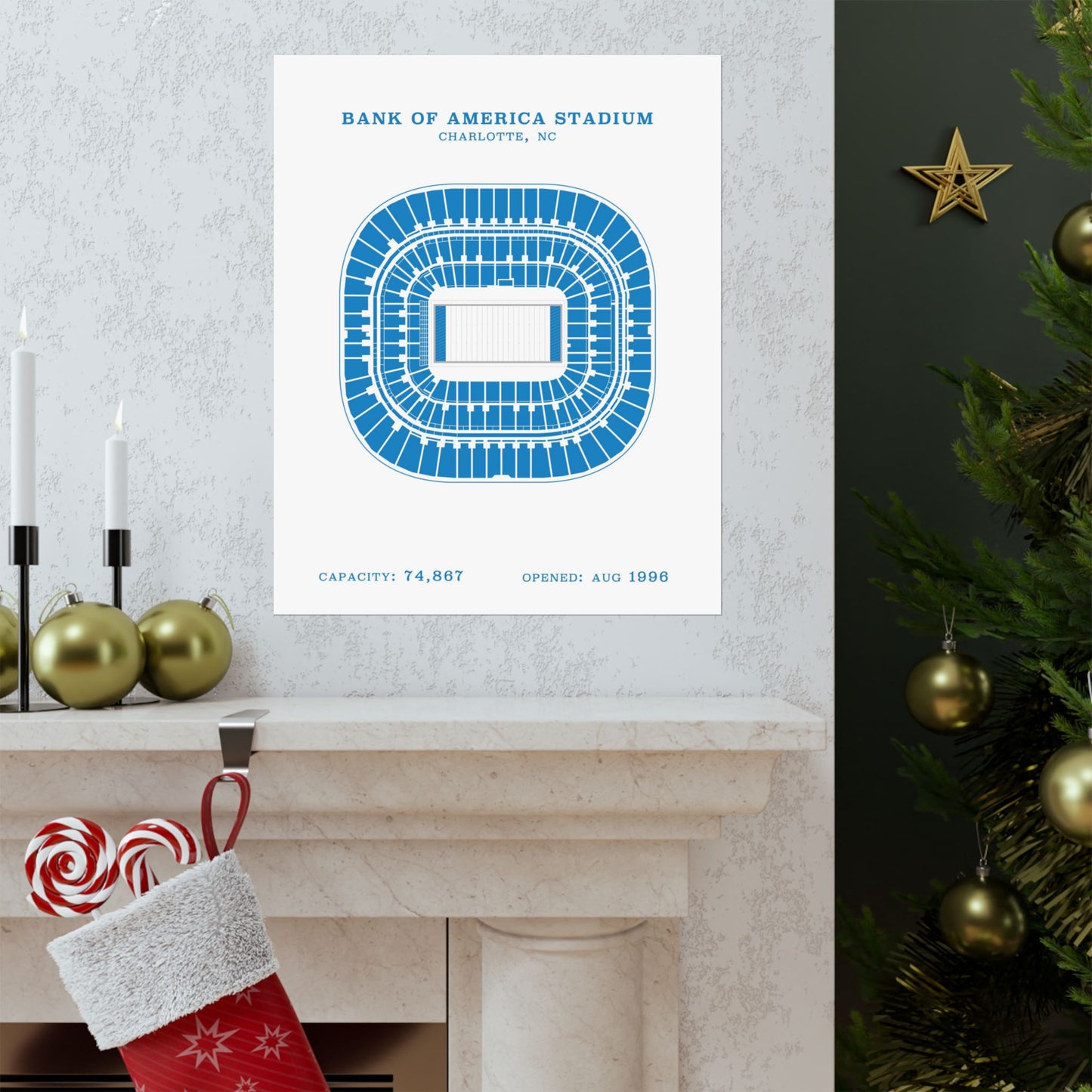 Bank of America Stadium Poster