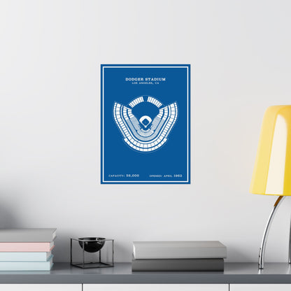 Dodger Stadium Poster | Modern Border