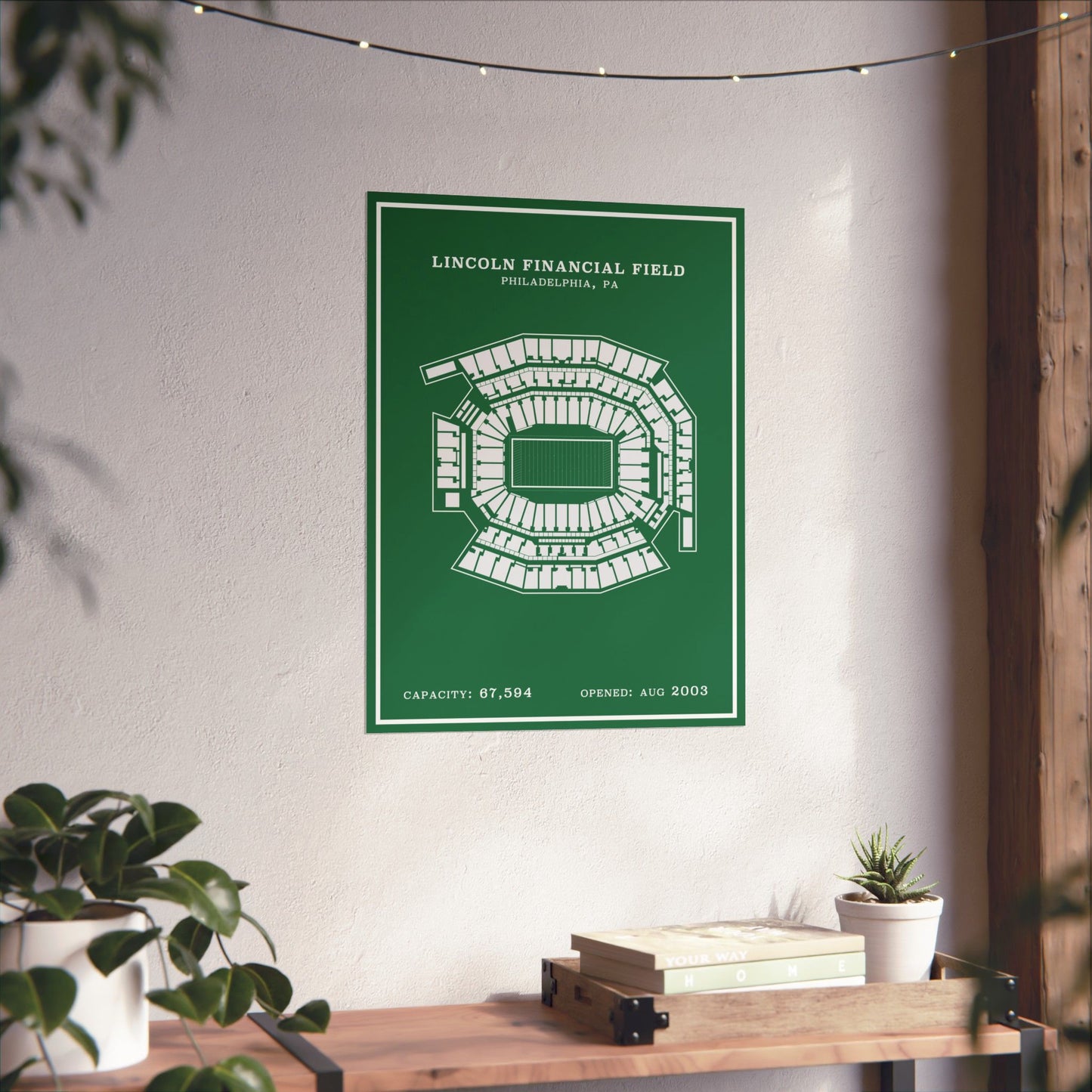 Lincoln Financial Stadium Poster | Modern Border