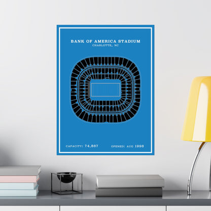 Bank of America Stadium Poster | Modern Poster