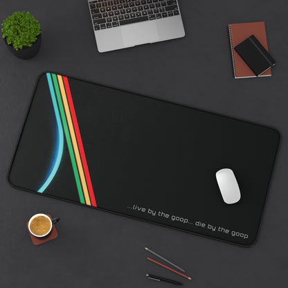 Live by the Goop Desk Mat | ARC Raiders Neon Minimalist Sci‑Fi Gaming Mouse Pad