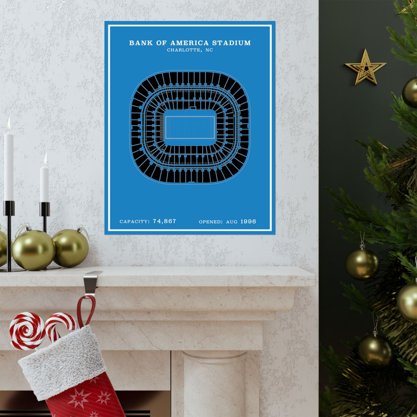 Bank of America Stadium Poster | Modern Poster