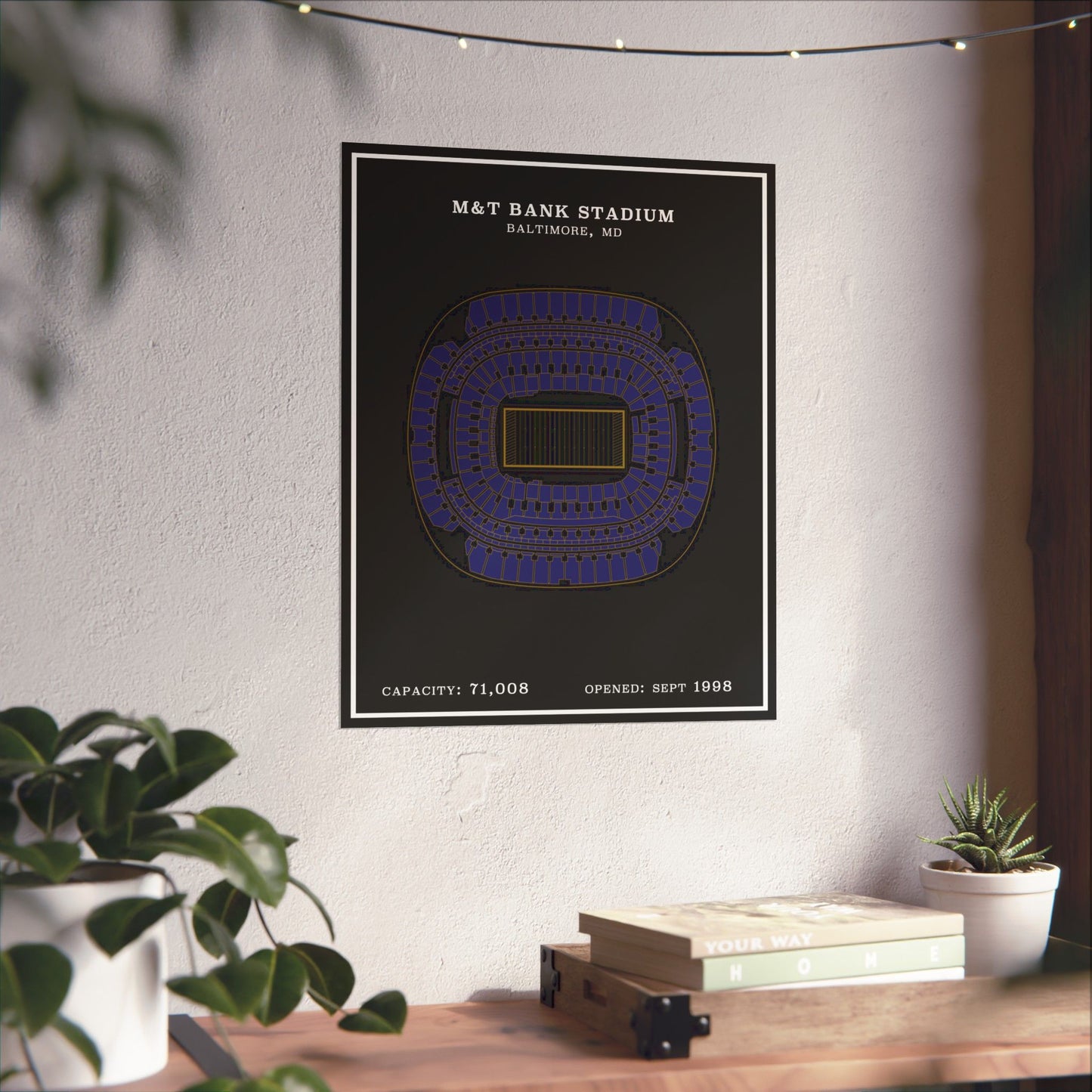 M&T Bank Stadium Poster | Modern Border