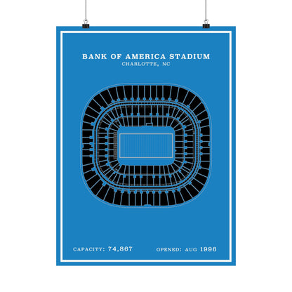 Bank of America Stadium Poster | Modern Poster