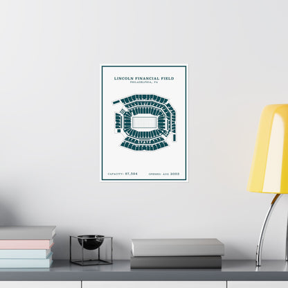 Lincoln Financial Stadium Poster | Modern Border