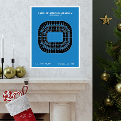 Bank of America Stadium Poster | Classic Border