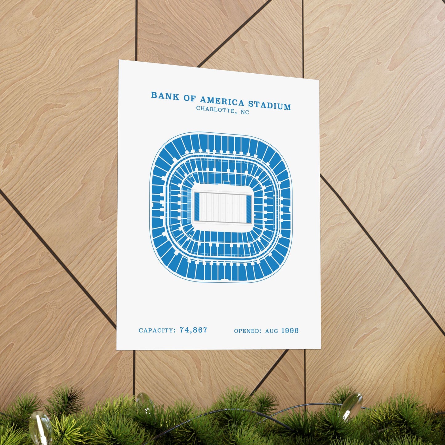 Bank of America Stadium Poster
