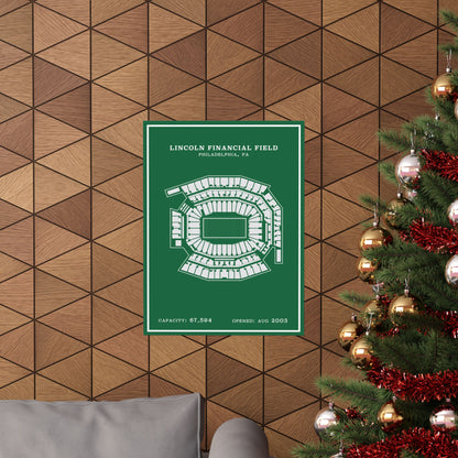 Lincoln Financial Stadium Poster | Modern Border