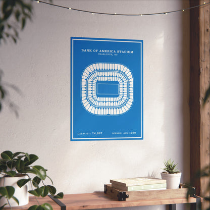 Bank of America Stadium Poster | Modern Border