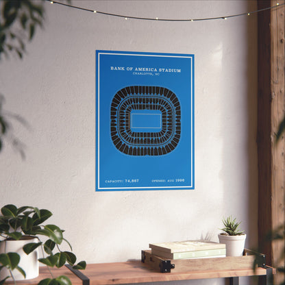 Bank of America Stadium Poster | Modern Poster