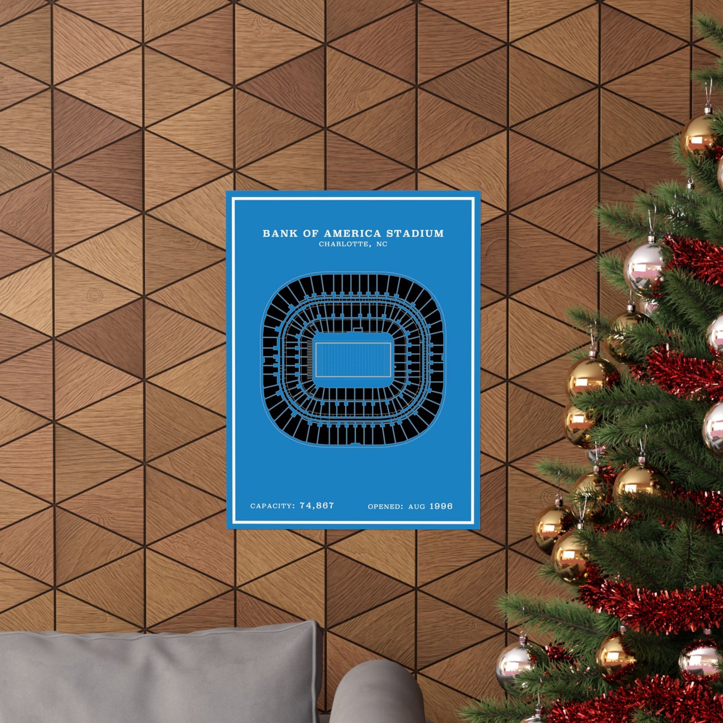 Bank of America Stadium Poster | Modern Poster