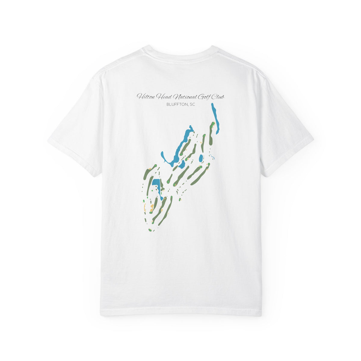 Hilton Head National Golf Course Map T-Shirt