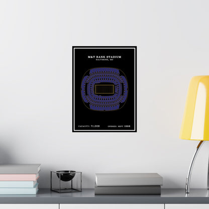 M&T Bank Stadium Poster | Modern Border