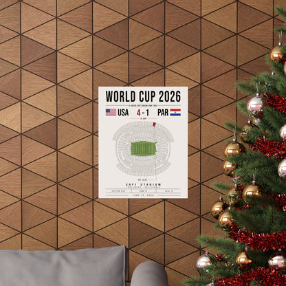 Custom World Cup Soccer Poster