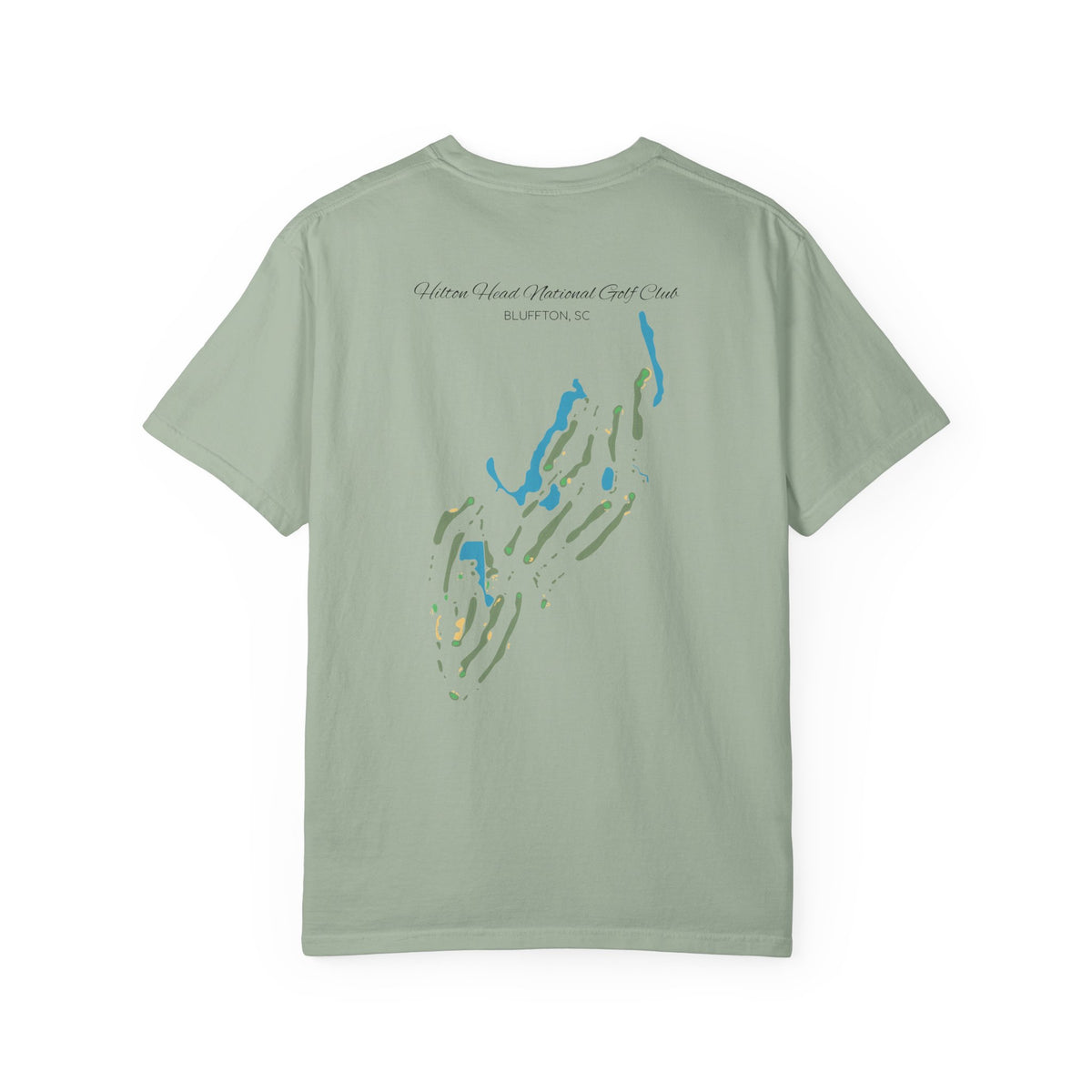 Hilton Head National Golf Course Map T-Shirt