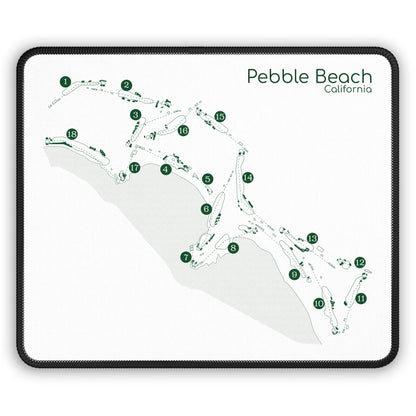 Pebble Beach Golf Course Map Mouse Pad