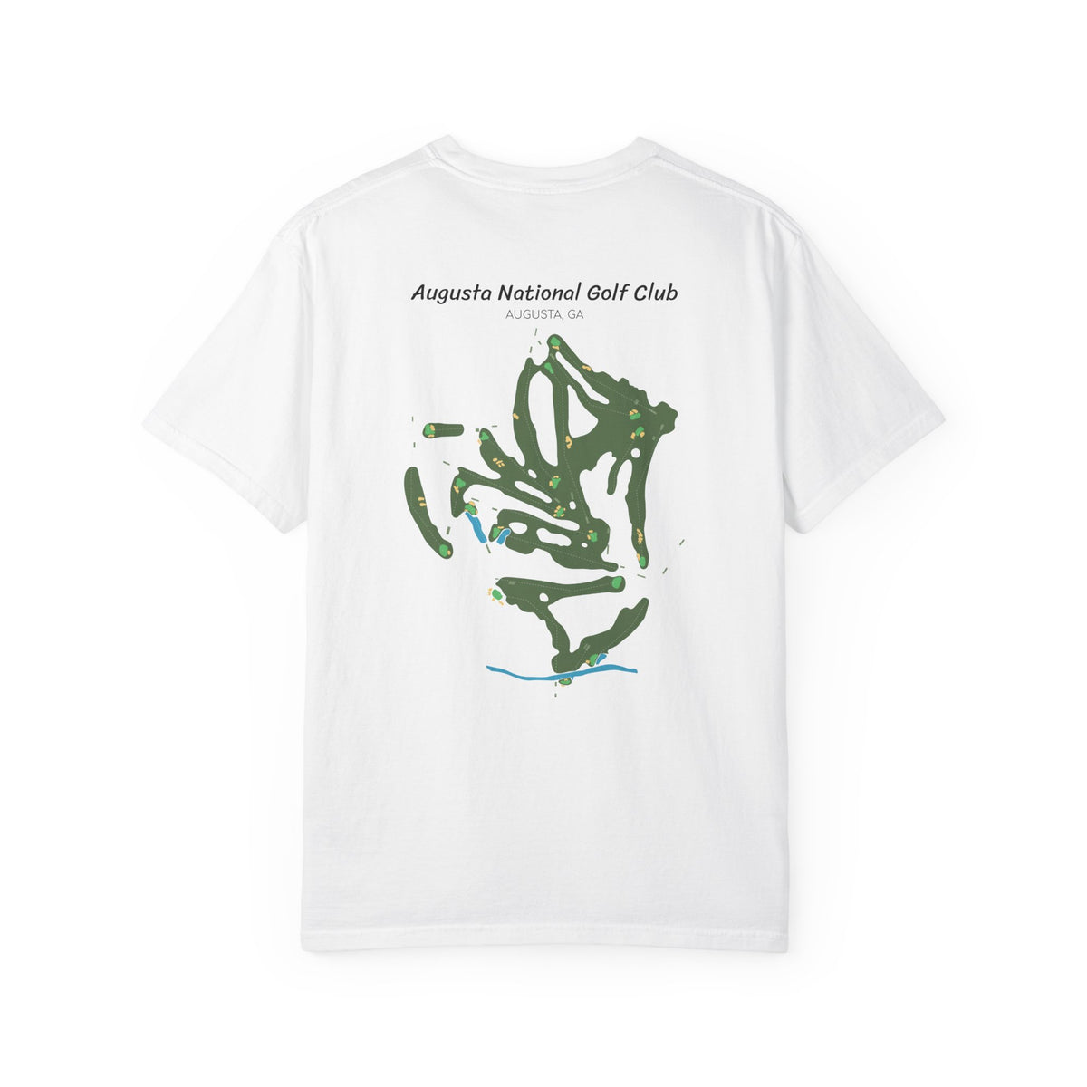 Augusta National Golf Course Map T-Shirt