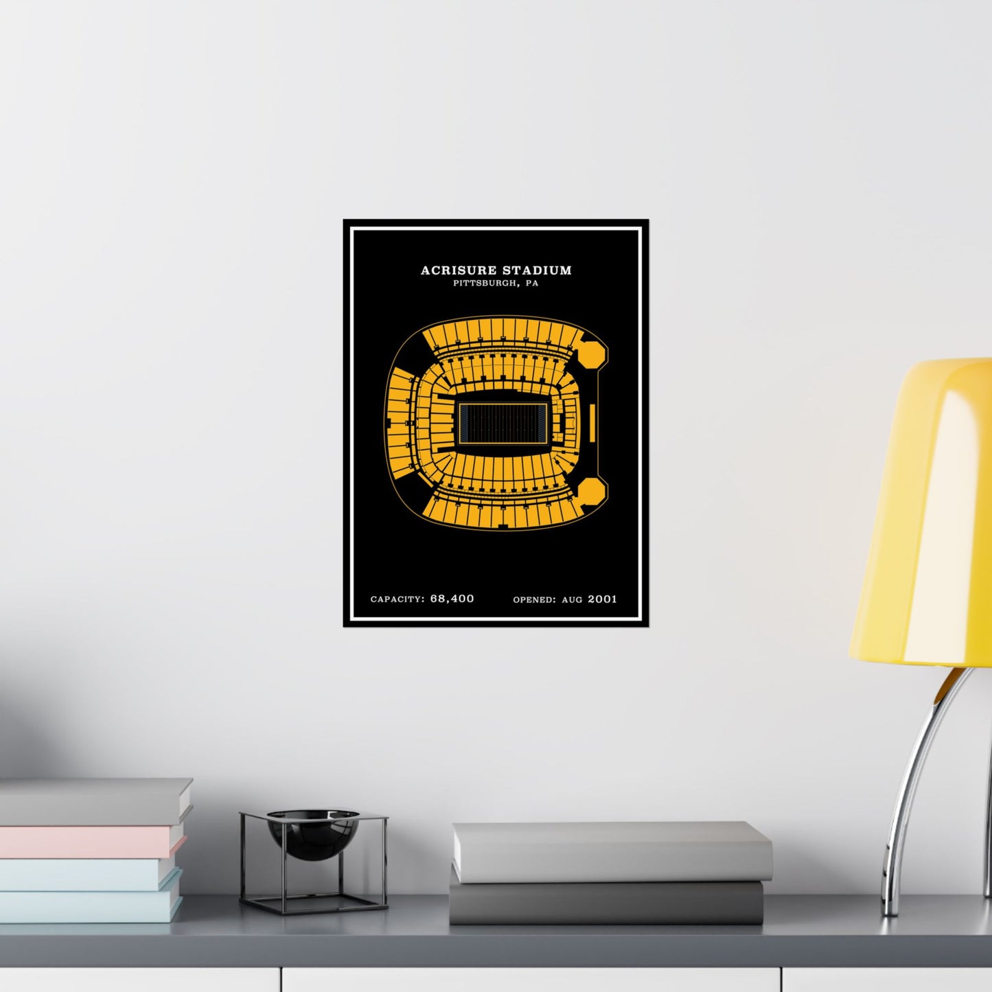 Acrisure Stadium Poster | Modern Border