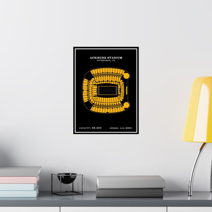 Acrisure Stadium Poster | Modern Border