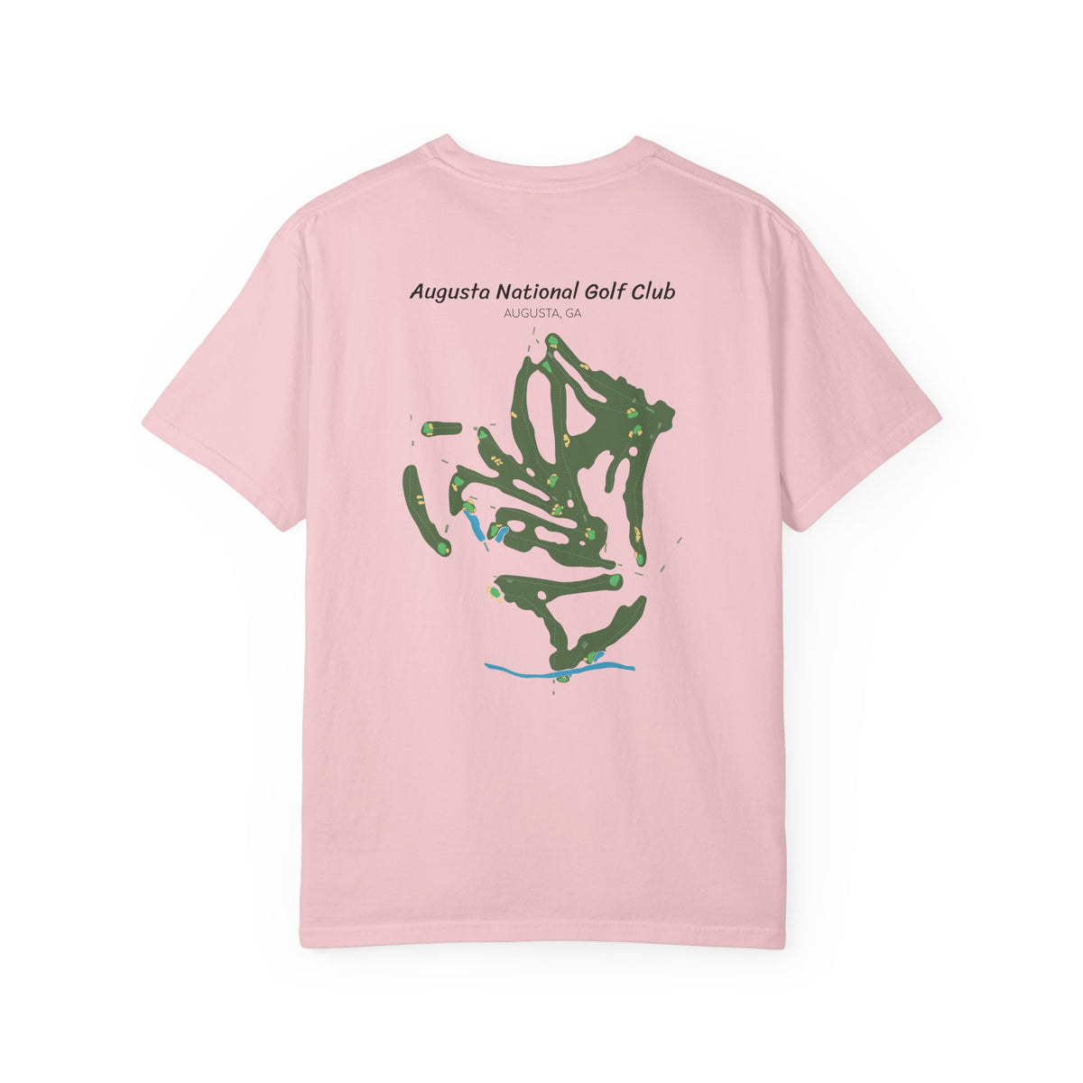 Augusta National Golf Course Map T-Shirt