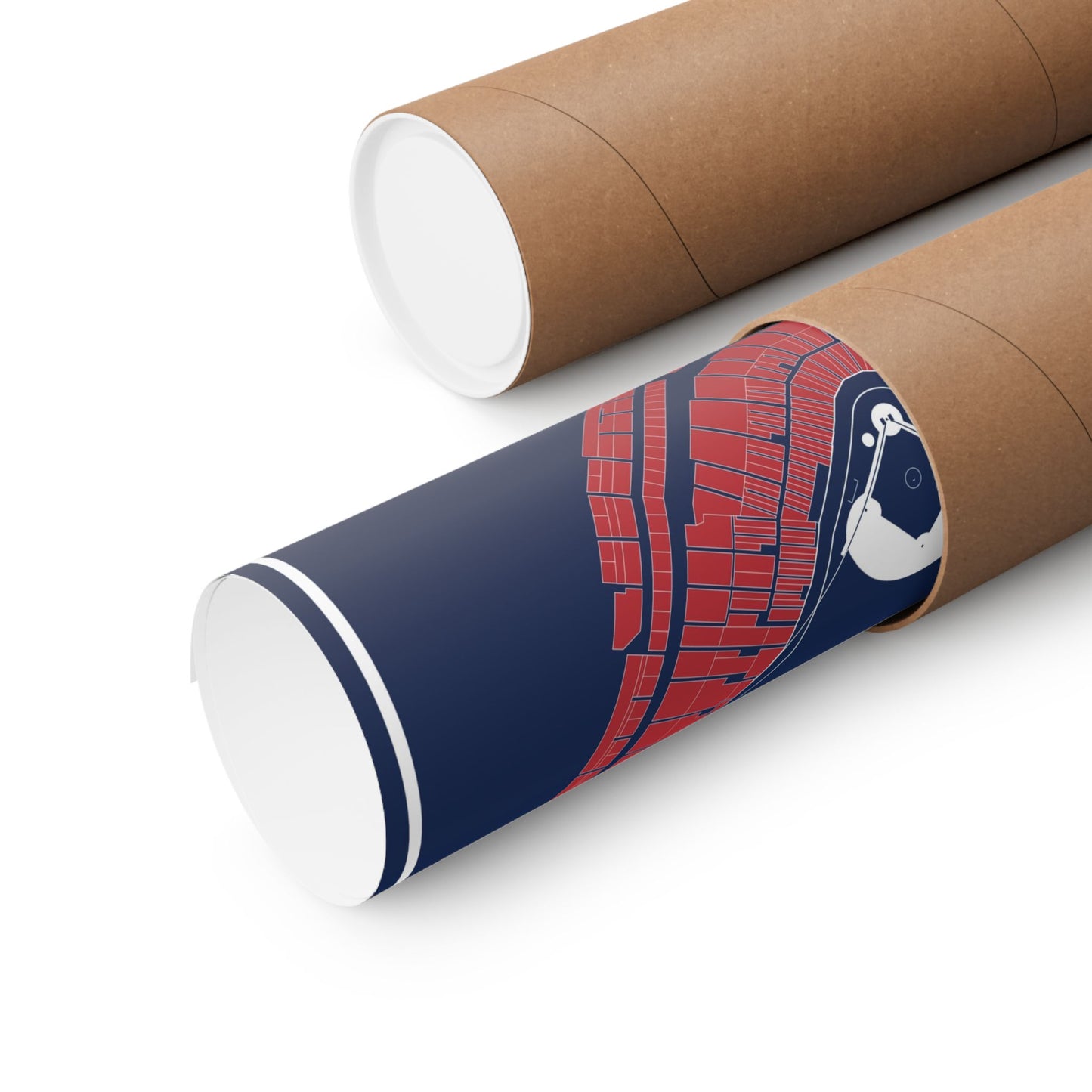 Fenway Park Stadium Poster | Modern Border